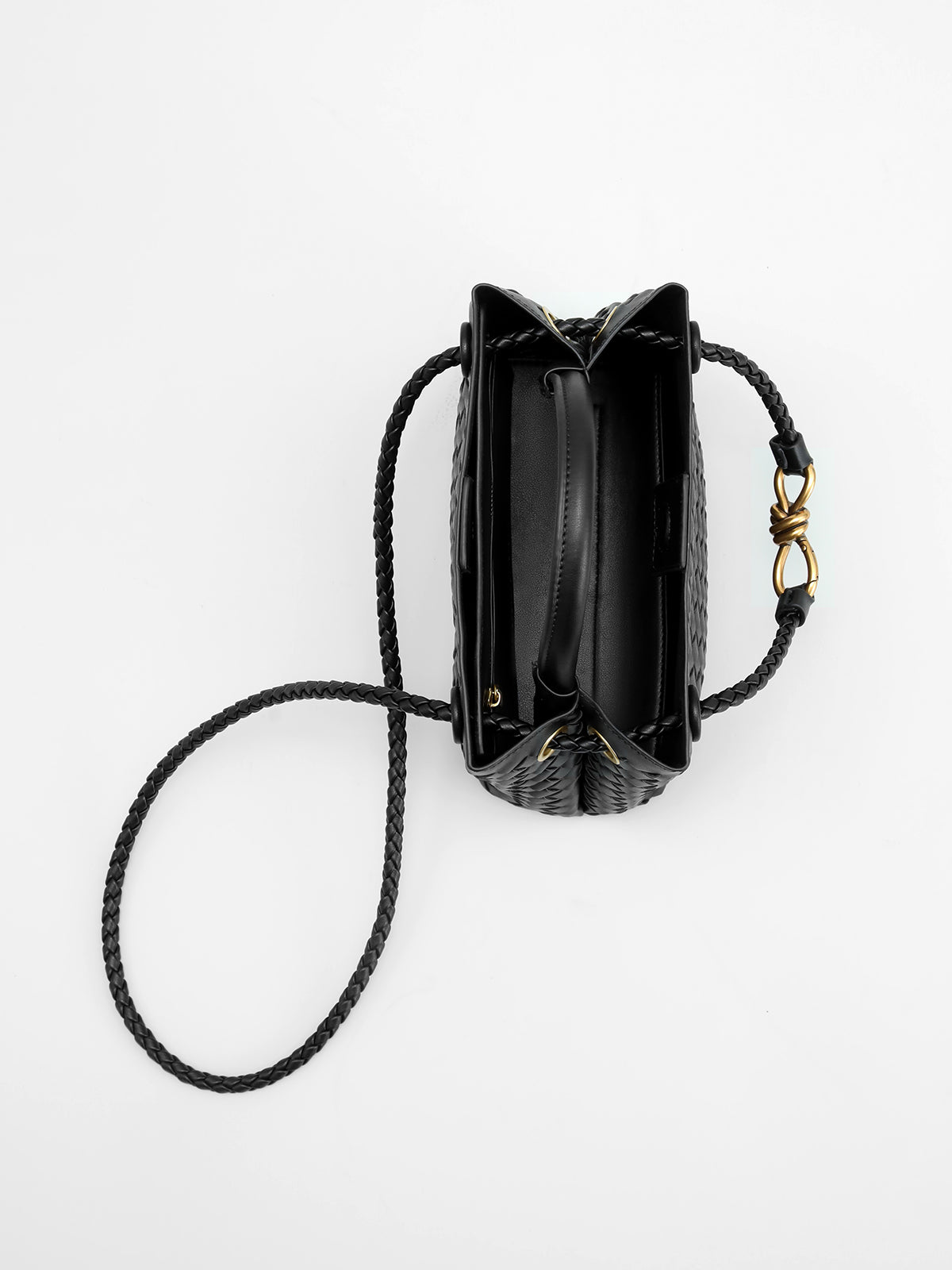 Borsa con Manico in Metallo Twist